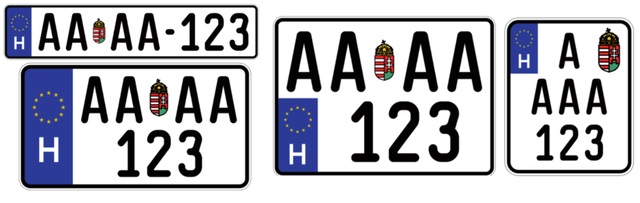 Belga autó magyarországi rendszámozása