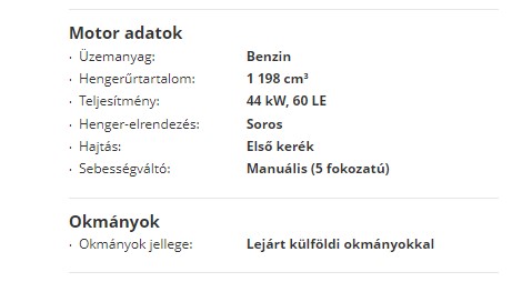 Lejárt okmányos osztrák autó