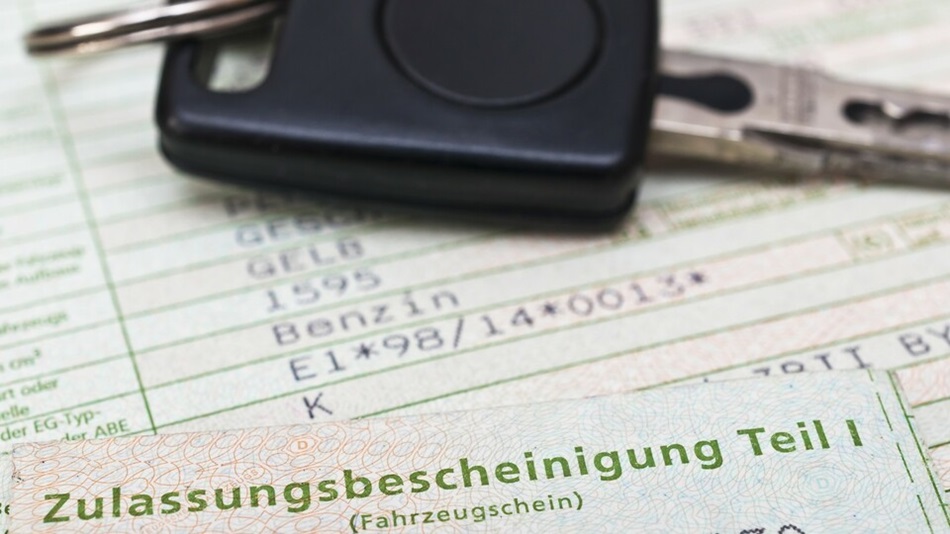 Német forgalmi engedély - Zulassungsbescheinigung Teil 1