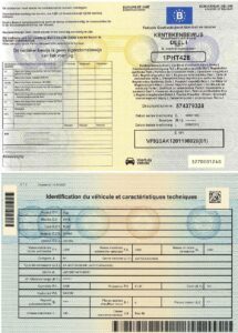 Belga forgalmi engedély első rész