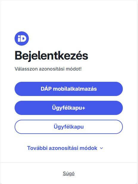Ügyfélkapu belépés - időpontfoglalás (NKH - KPM vizsga)